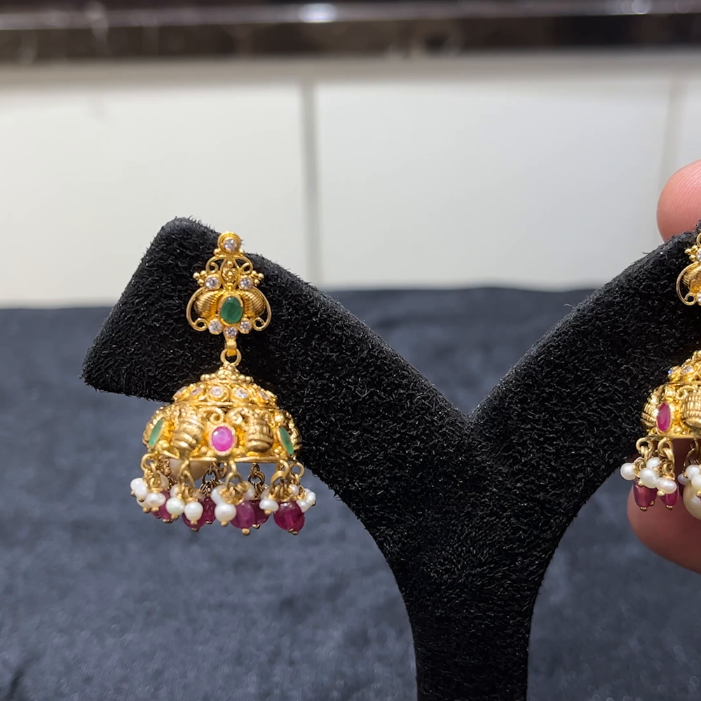 MUKUNDA JEWELLERS 15.9gms EARRINGS 22K Yellow Gold