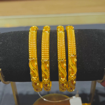 CMR 44.455gms BANGLES 22K Yellow Gold