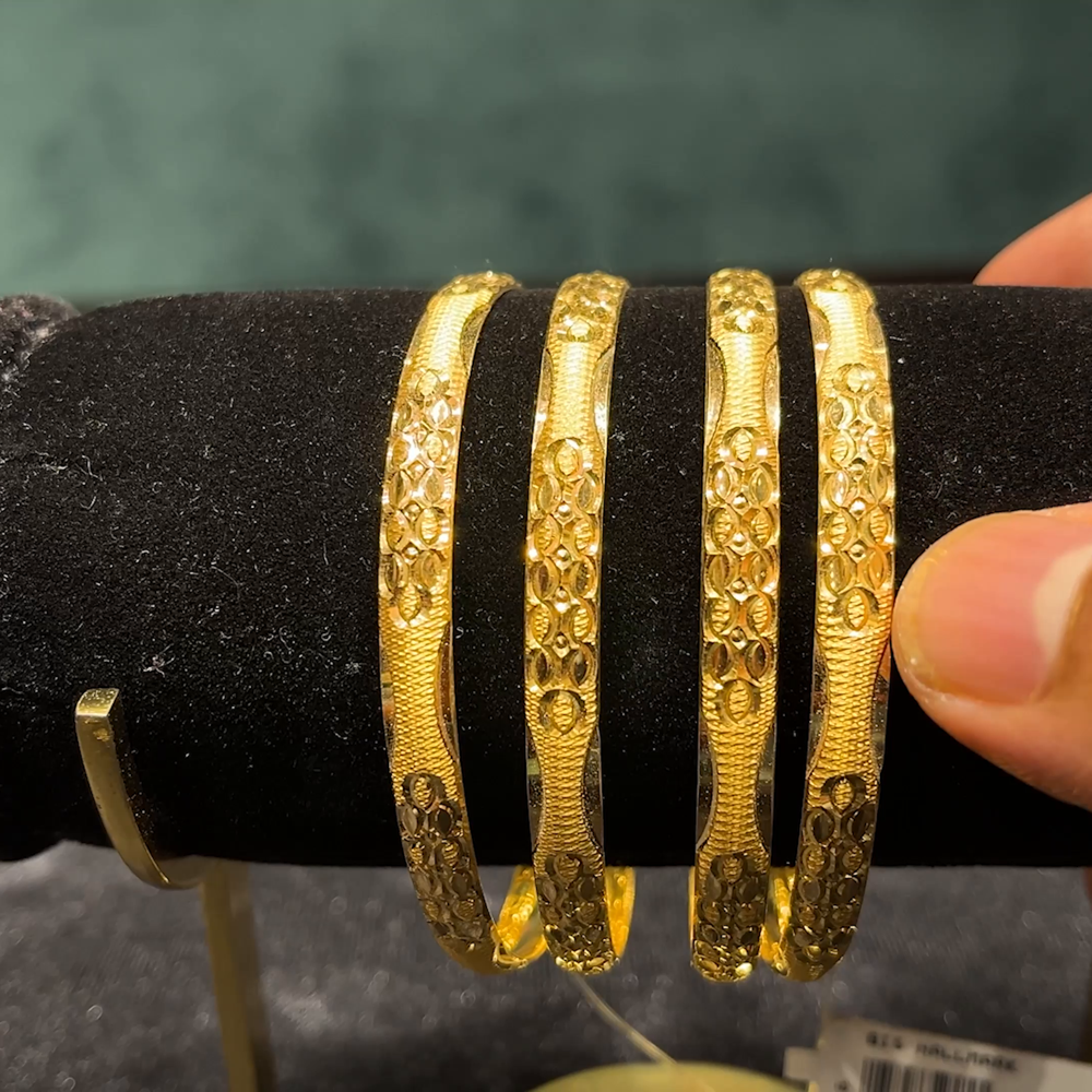 CMR 42.359gms BANGLES 22K Yellow Gold