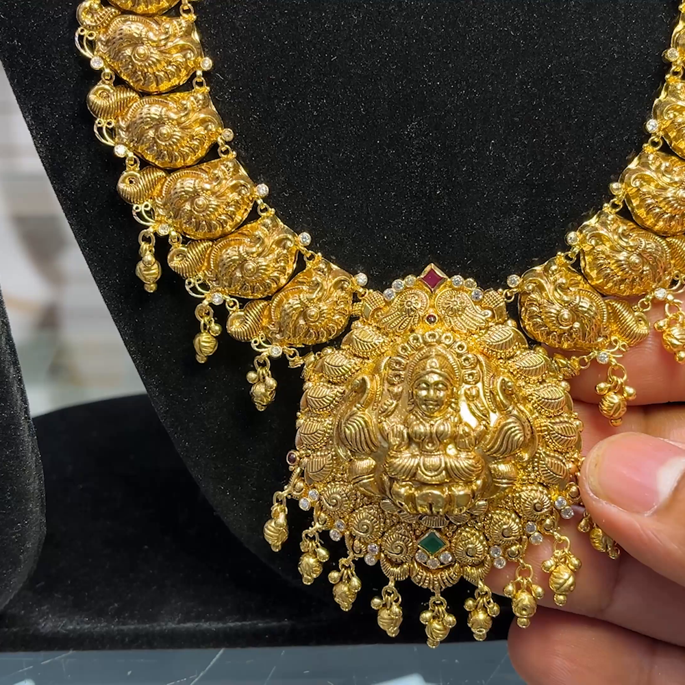 SOUTH INDIA 47.13gms HARAMS 22K Yellow Gold