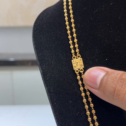 MUKUNDA JEWELLERS 21.1gms CHAINS 22K Yellow Gold