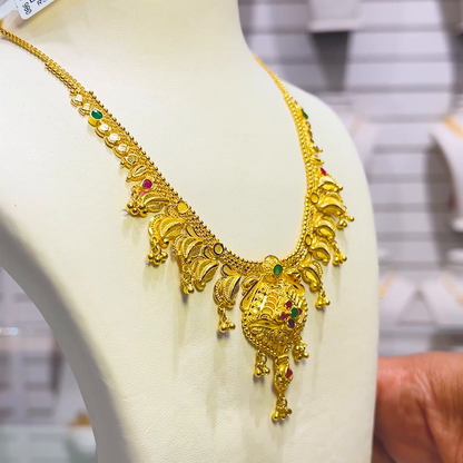 SOUTH INDIA 16.64gms NECKLACE 22K Yellow Gold