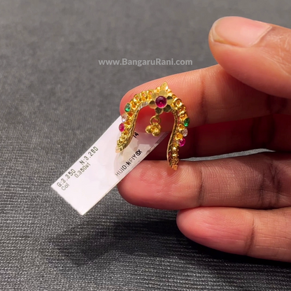 Anu Jewellers 3.28gms Ring 22K Yellow Gold