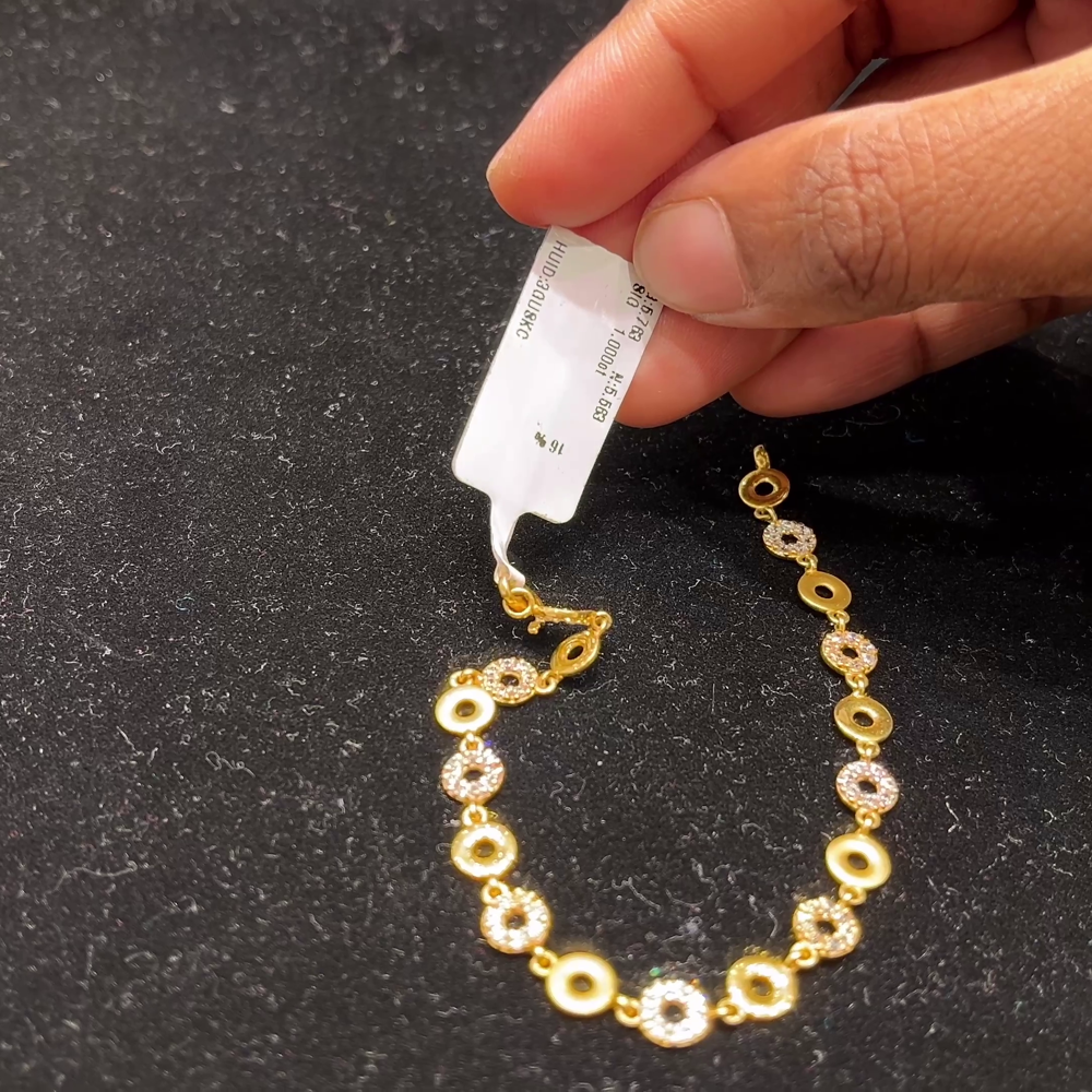 Anu Jewellers 5.563gms Bracelets 22K Yellow Gold