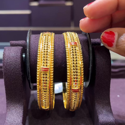 CMR 34.563gms BANGLES 22K Yellow Gold