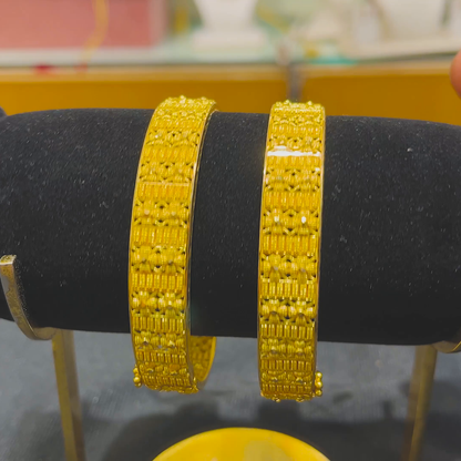 Anu Jewellers 19.762gms BANGLES 22K Yellow Gold