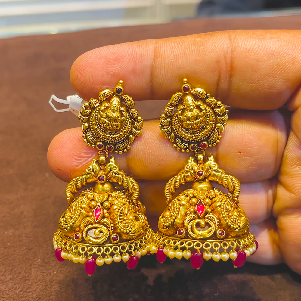 SRI RAM 23.99gms EARRINGS 22K Yellow Gold