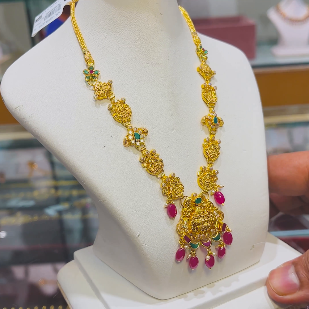 Anu Jewellers 11.47gms NECKLACE 22K Yellow Gold