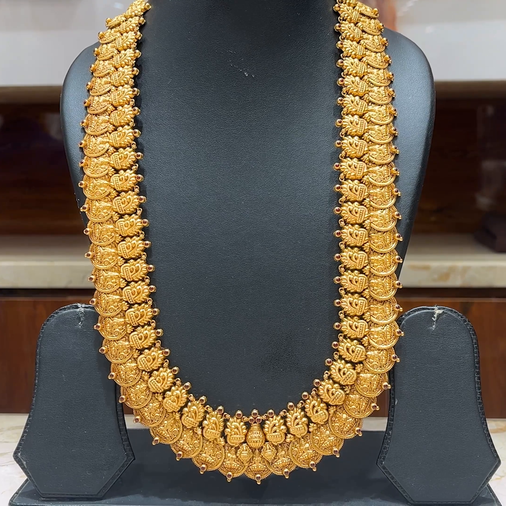 MUKUNDA JEWELLERS 58.2gms HARAMS 22K Antique