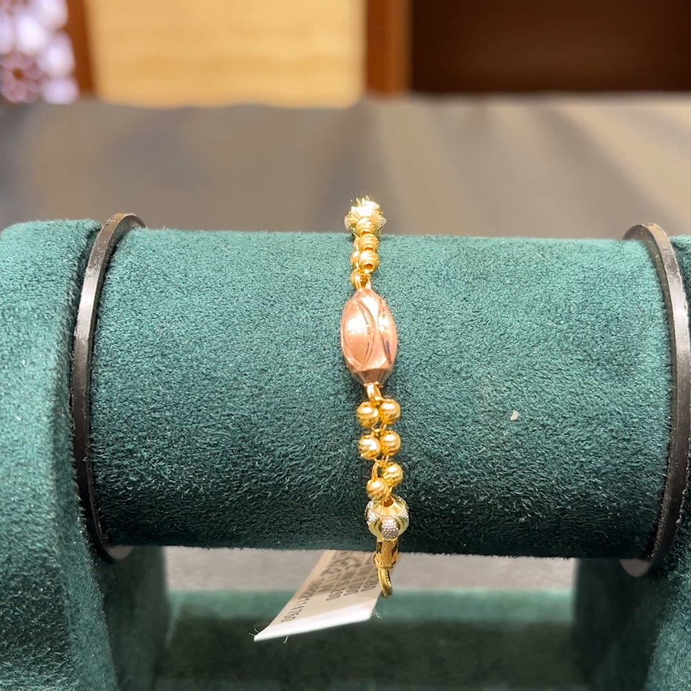 Chennai Shopping Mall 5.26gms Bracelets 22K Yellow Gold