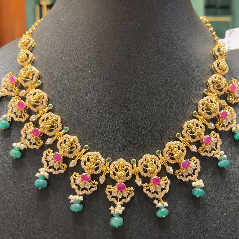 Chennai Shopping Mall 40.88gms NECKLACE 22K Yellow Gold