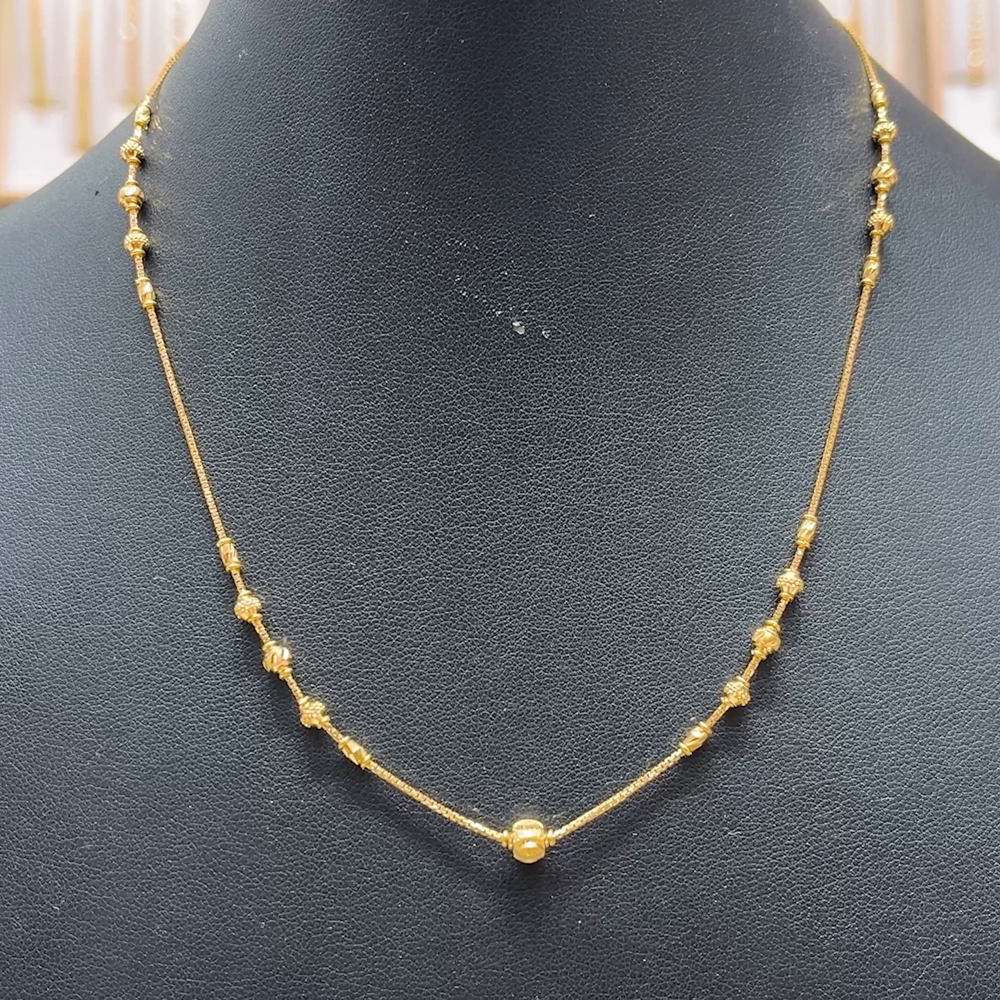 Chennai Shopping Mall 6.23gms CHAINS 22K Yellow Gold