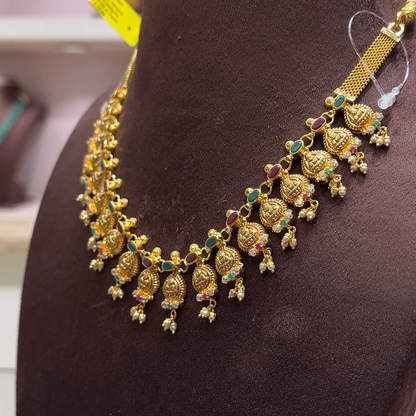 SwarnaKanchi 20.917gms NECKLACE 22K Yellow Gold