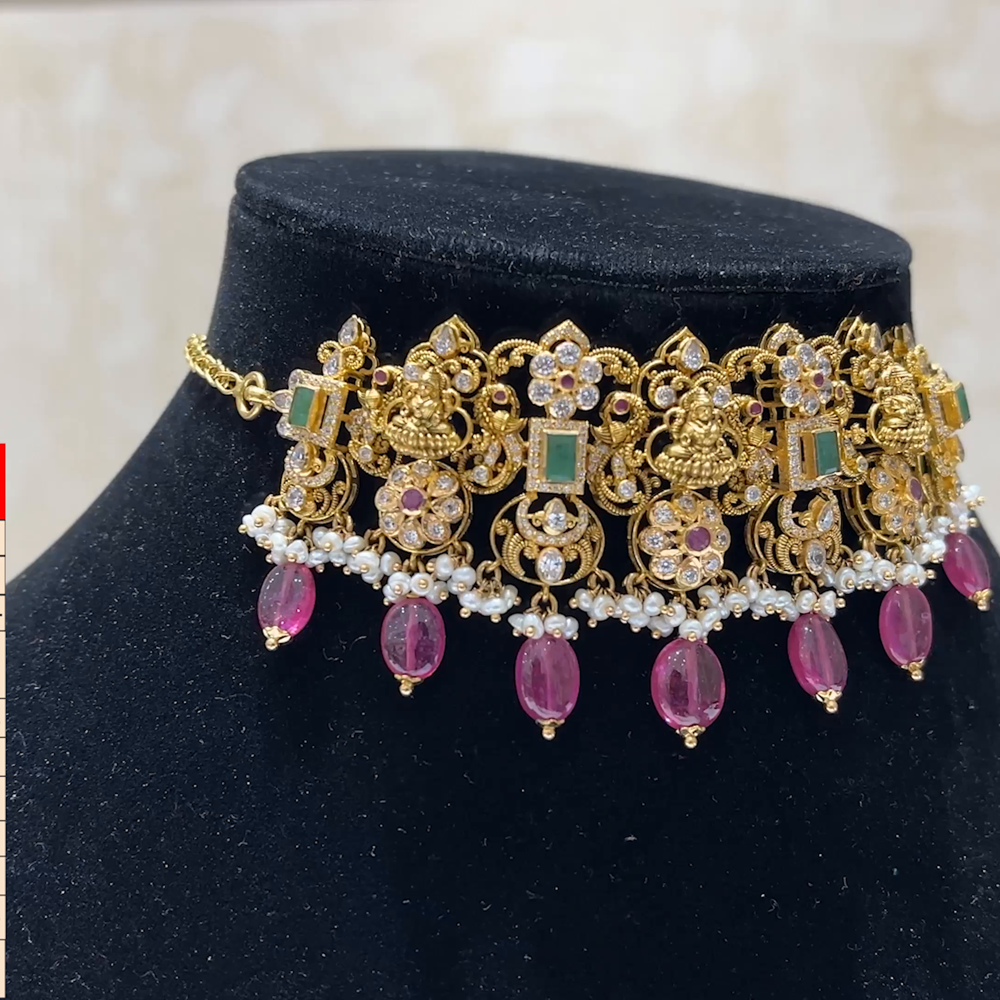 MUKUNDA JEWELLERS 37.474gms CHOKER 22K Yellow Gold