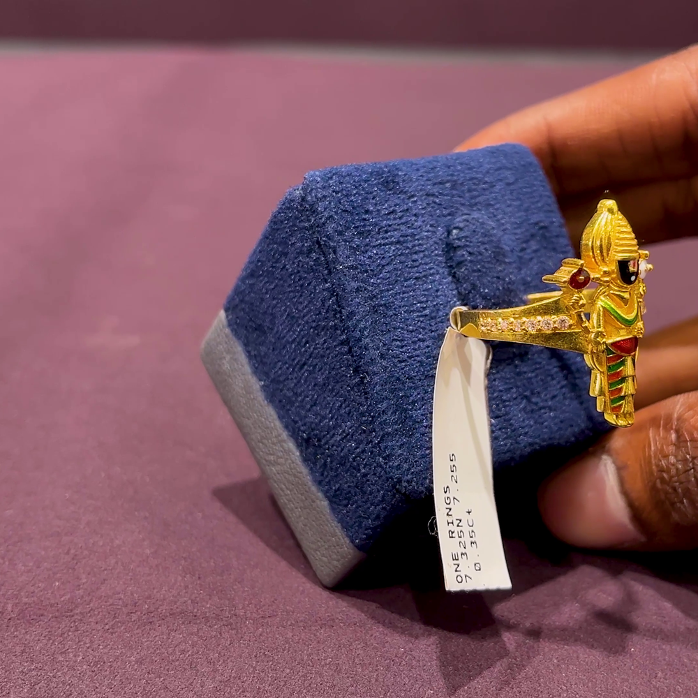 CMR 7.255gms Ring 22K Yellow Gold