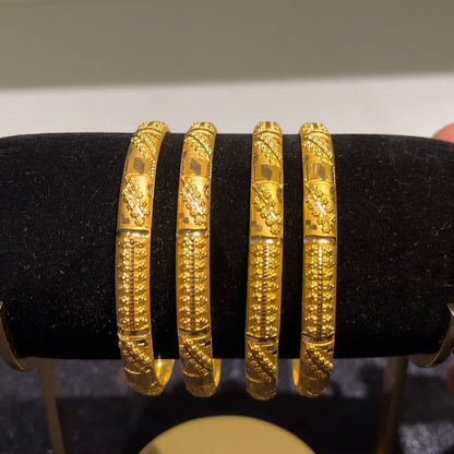 CMR 39.806gms BANGLES 22K Yellow Gold