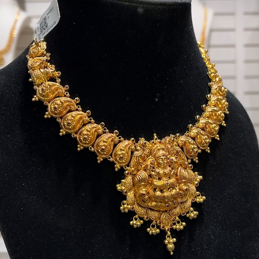 SOUTH INDIA 32.923gms NECKLACE 22K Yellow Gold