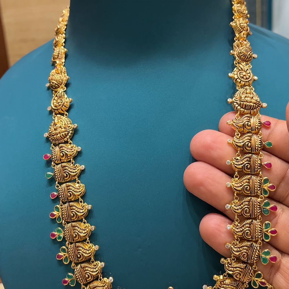 Chennai Shopping Mall 49.77gms HARAMS 22K Yellow Gold