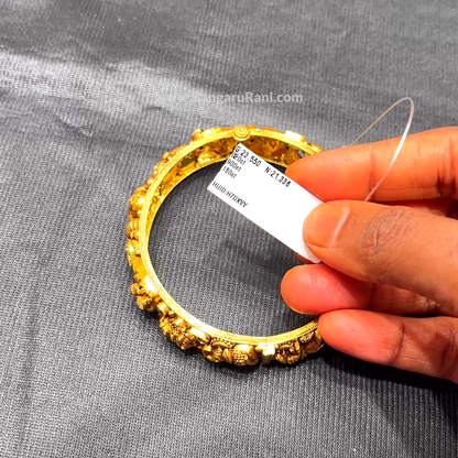 Anu Jewellers 21.336gms BANGLES 22K Yellow Gold