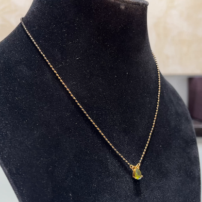 MUKUNDA JEWELLERS 3.53gms SHORT BLACK BEADS 22K Yellow Gold