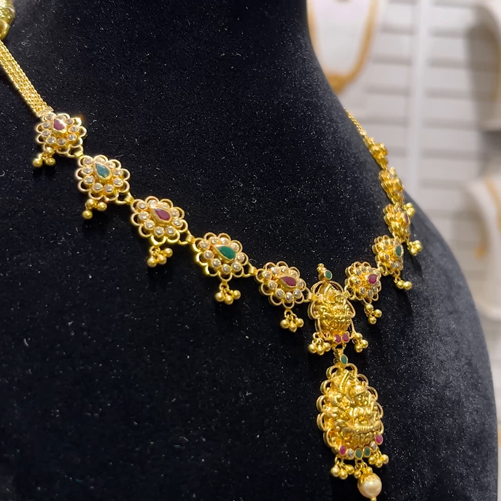 SOUTH INDIA 16.343gms NECKLACE 22K Yellow Gold