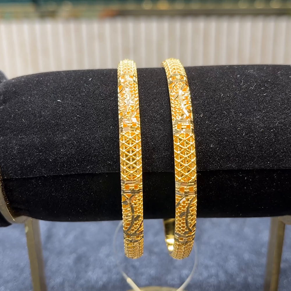 Kriya Jewellers 20.38gms BANGLES 22K Yellow Gold