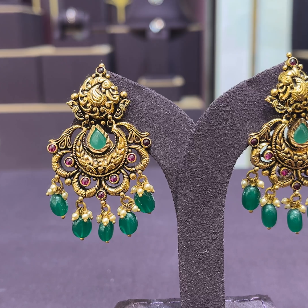 CMR 13.816gms EARRINGS 22K Yellow Gold