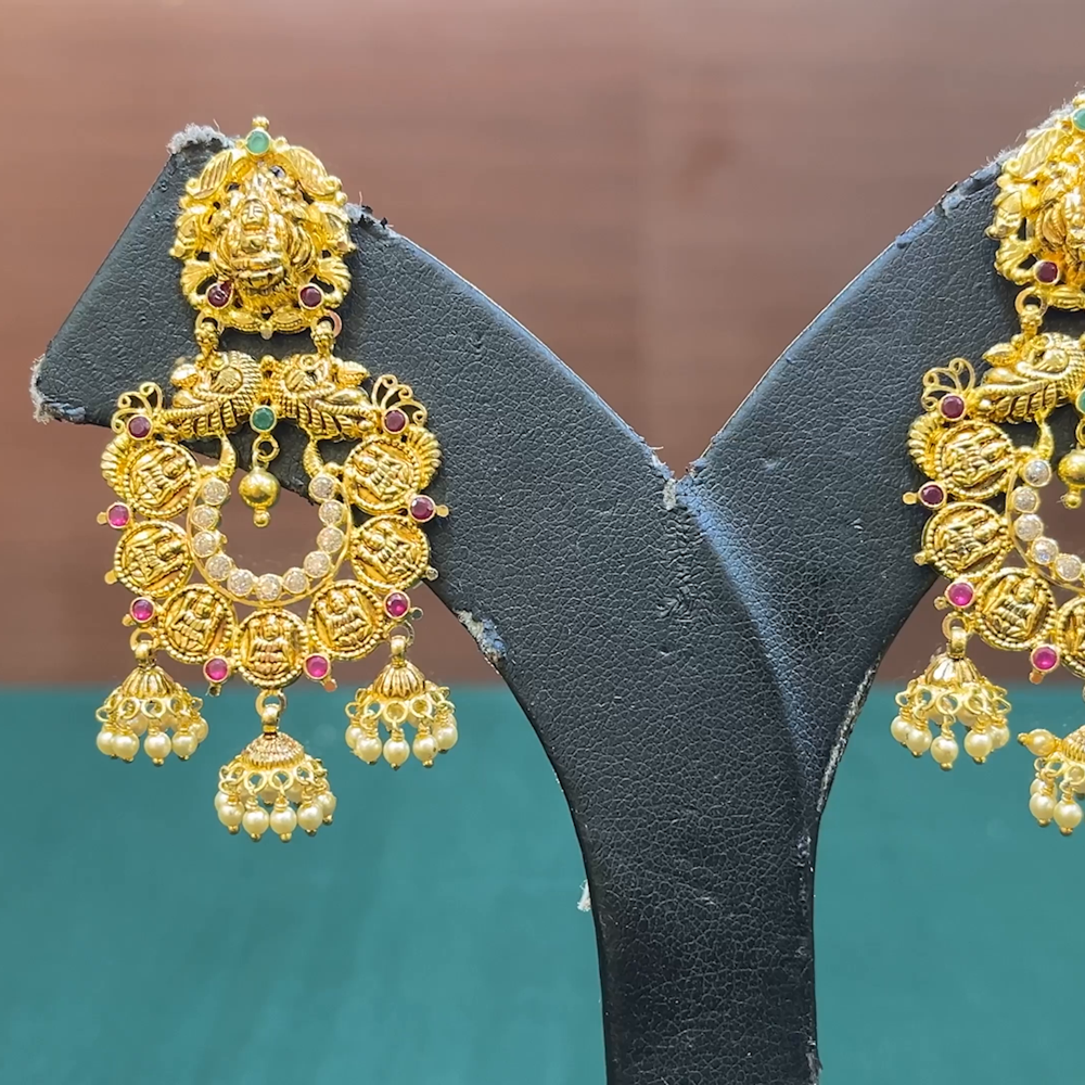 CMR 13.232gms EARRINGS 22K Yellow Gold