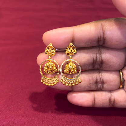 Anu Jewellers 4.188gms EARRINGS 22K Yellow Gold