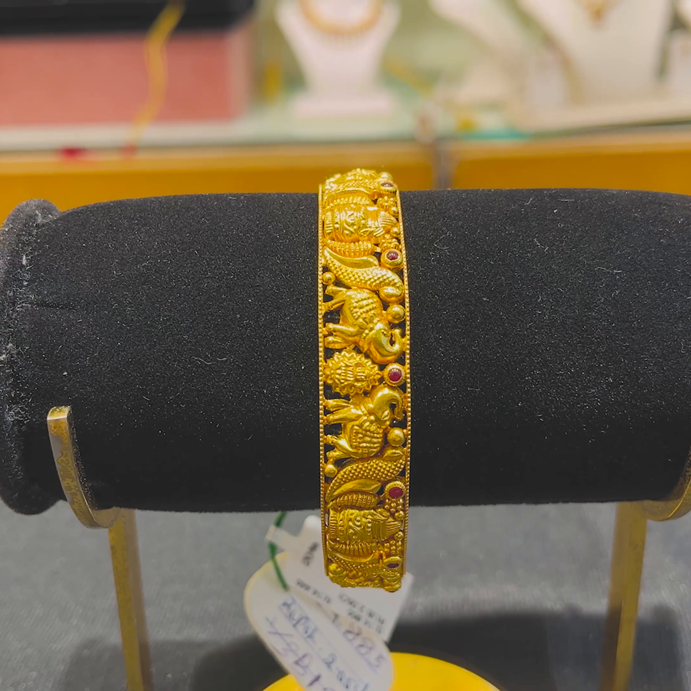 Anu Jewellers 14.445gms BANGLES 22K Yellow Gold