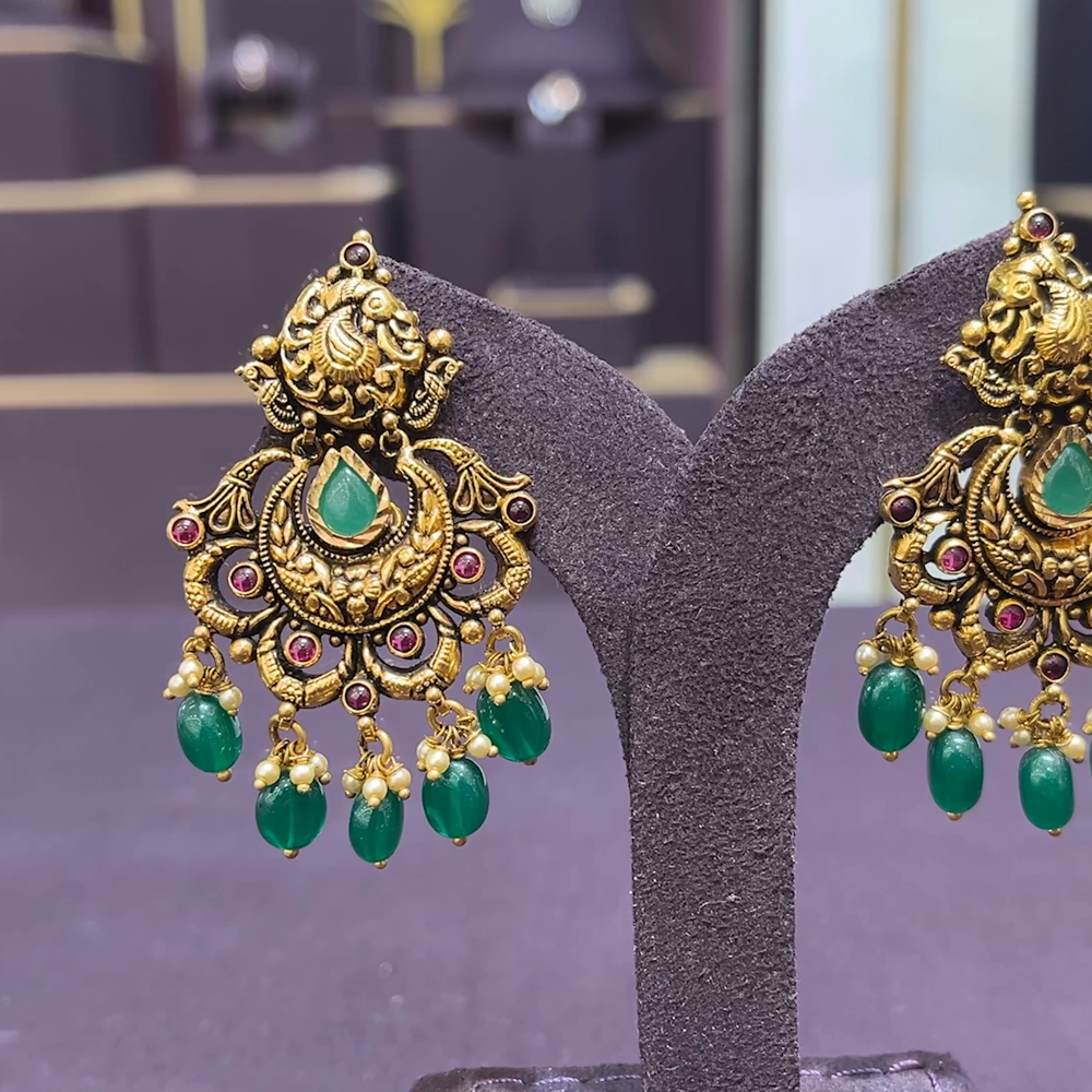 CMR 13.816gms EARRINGS 22K Yellow Gold