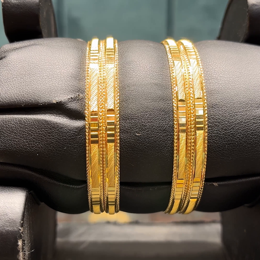 CMR 42.665gms BANGLES 22K Yellow Gold