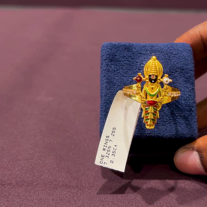 CMR 7.255gms Ring 22K Yellow Gold