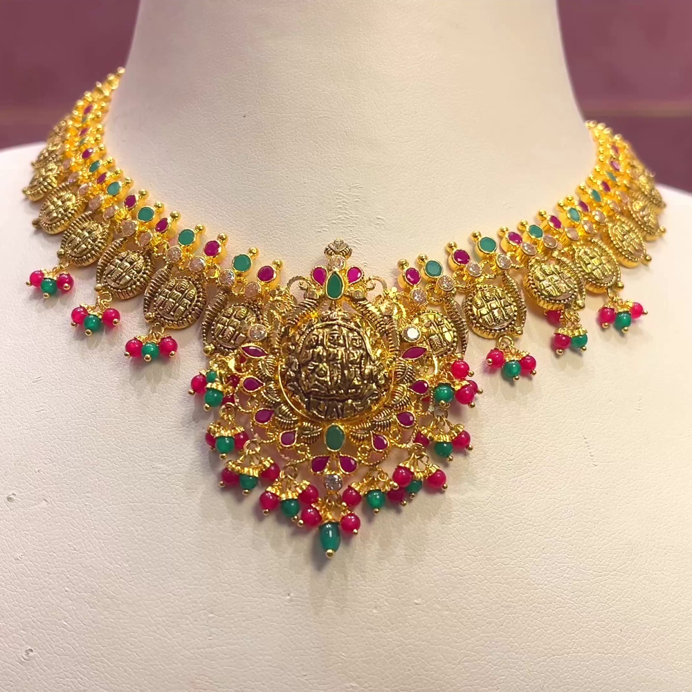 Anu Jewellers 24.37gms NECKLACE 22K Yellow Gold