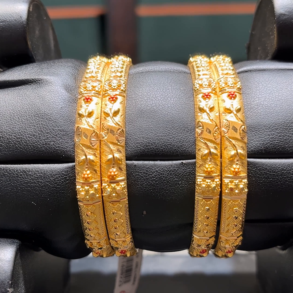 CMR 42.221gms BANGLES 22K Yellow Gold