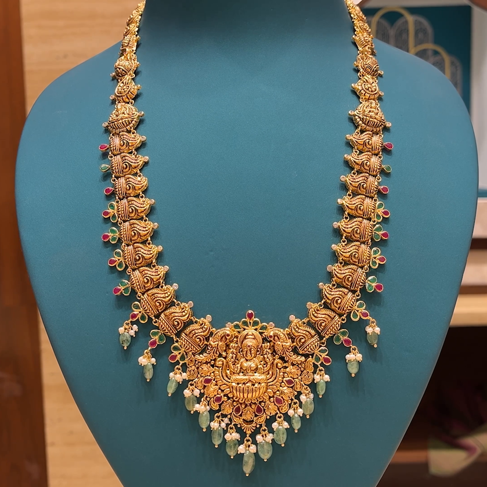 Chennai Shopping Mall 49.77gms HARAMS 22K Yellow Gold