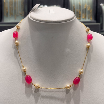 Anu Jewellers 3.33gms CHAINS 22K Yellow Gold