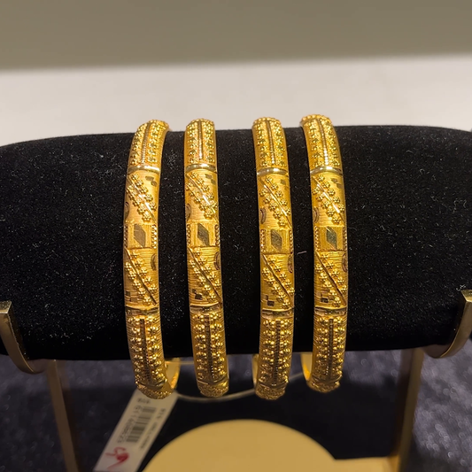 CMR 39.806gms BANGLES 22K Yellow Gold