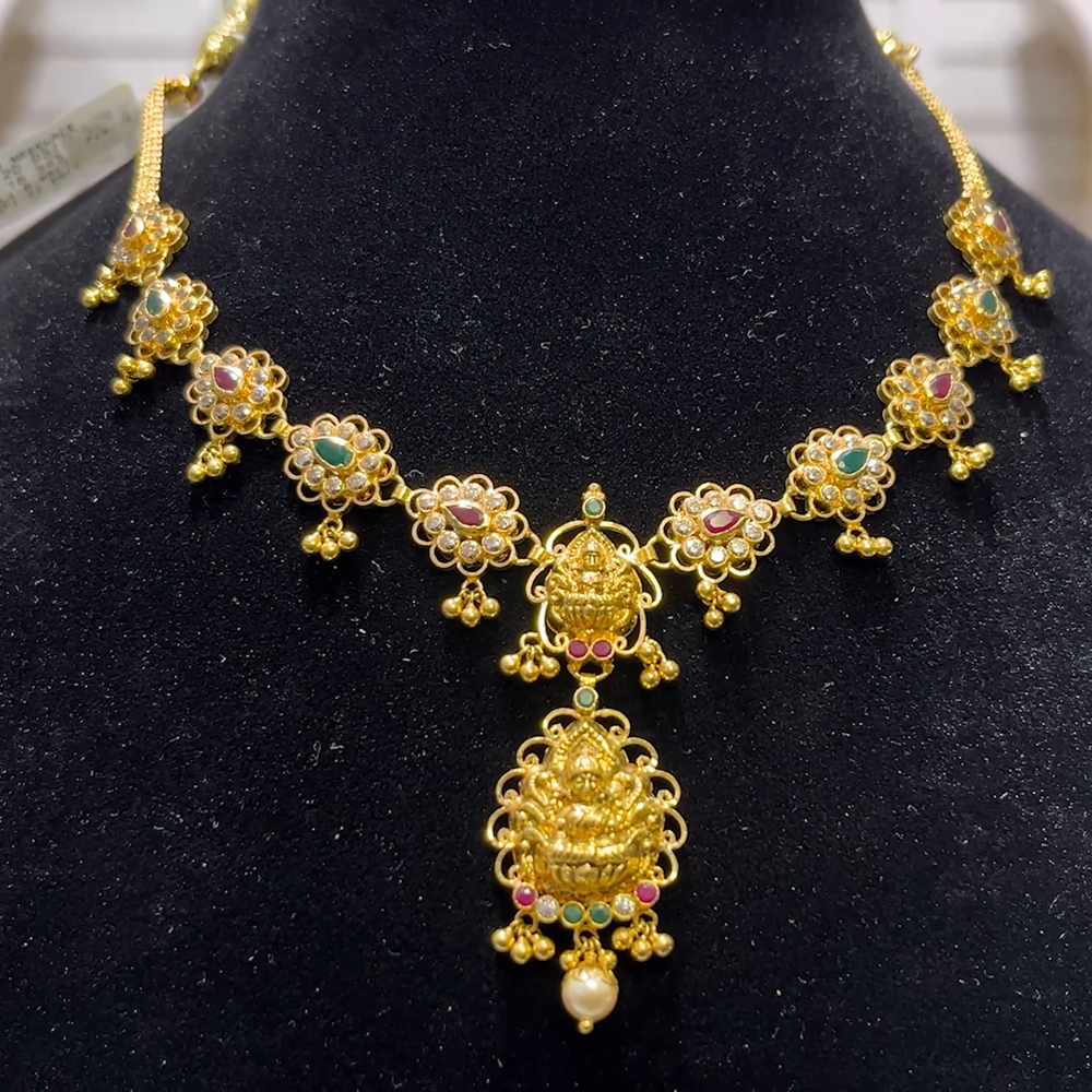 SOUTH INDIA 16.343gms NECKLACE 22K Yellow Gold