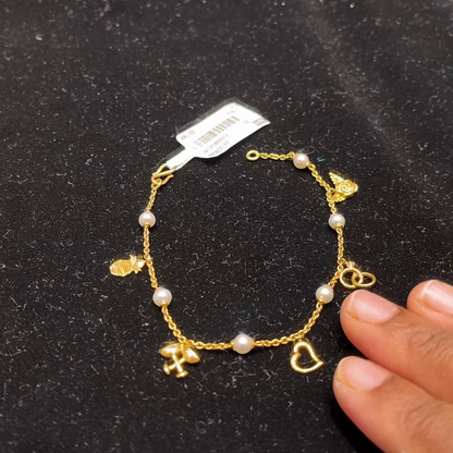 Anu Jewellers 4.764gms Bracelets 22K Yellow Gold