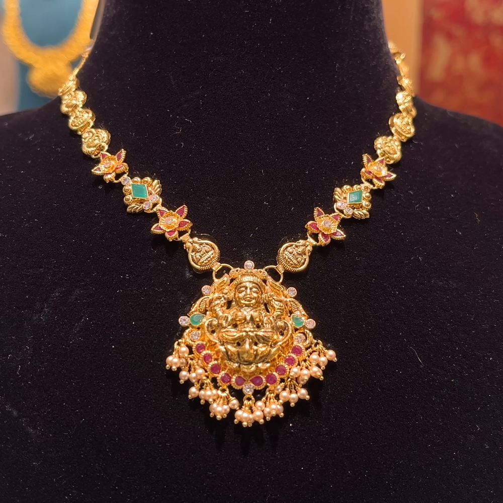 Anu Jewellers 10.844gms NECKLACE 22K Yellow Gold