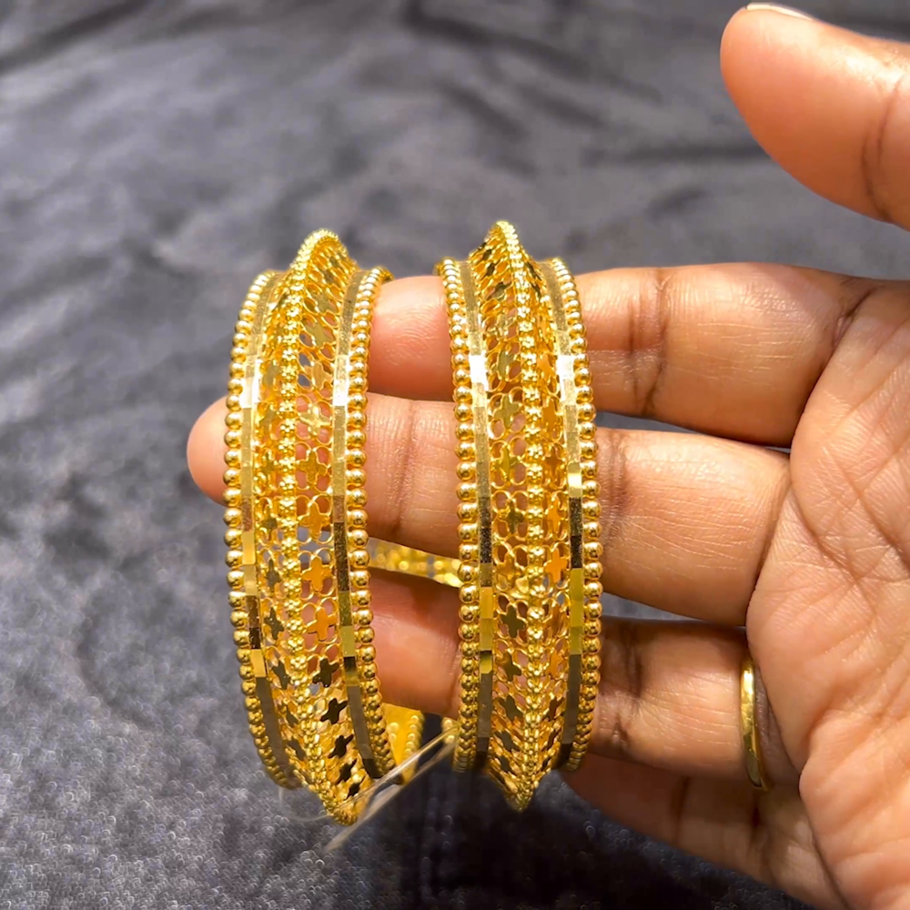 CMR 51.131gms BANGLES 22K Yellow Gold