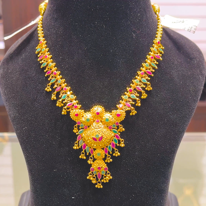 SOUTH INDIA 21.723gms NECKLACE 22K Yellow Gold