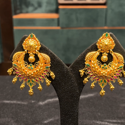 CMR 21.358gms EARRINGS 22K Yellow Gold