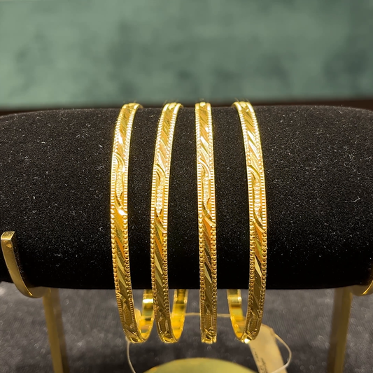 CMR 53.892gms BANGLES 22K Yellow Gold