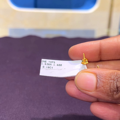 [make to order] 1.6gms EARRINGS 22K