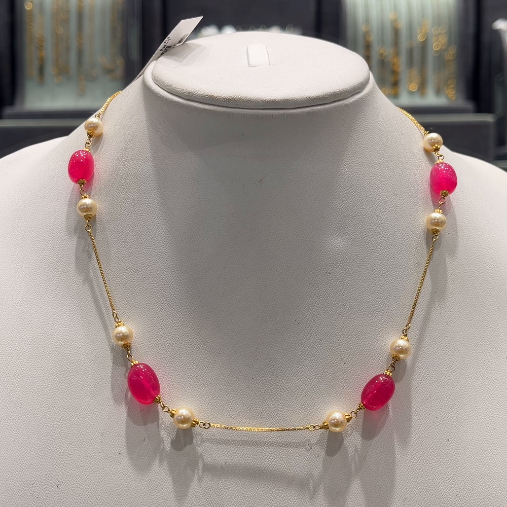 Anu Jewellers 3.33gms CHAINS 22K Yellow Gold