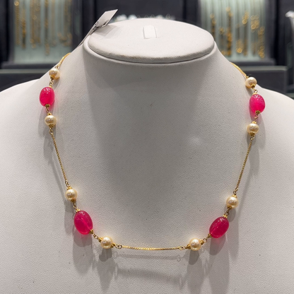 Anu Jewellers 3.33gms CHAINS 22K Yellow Gold