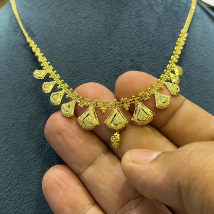 Kriya Jewellers 8.52gms NECKLACE 22K Yellow Gold