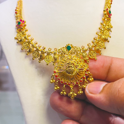 SOUTH INDIA 19.0gms NECKLACE 22K Yellow Gold